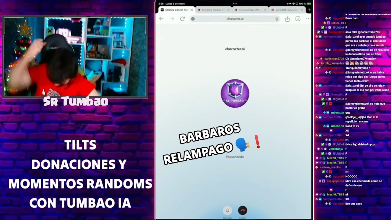 MOMENTOS Y DONACIONES RANDOMS + TILTS + TUMBAO IA