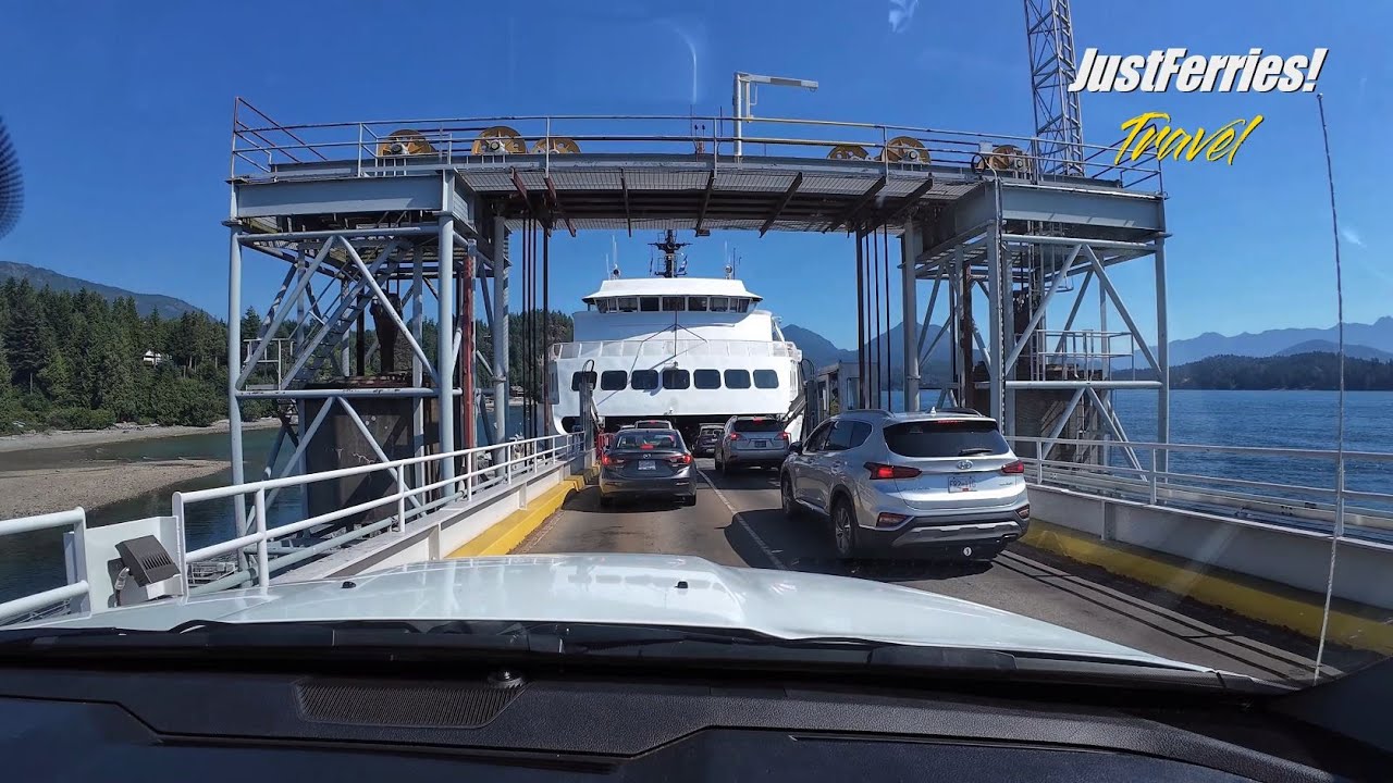 Dashcam: Sunshine Coast Highway incl. BC Ferries (British Columbia, Canada)