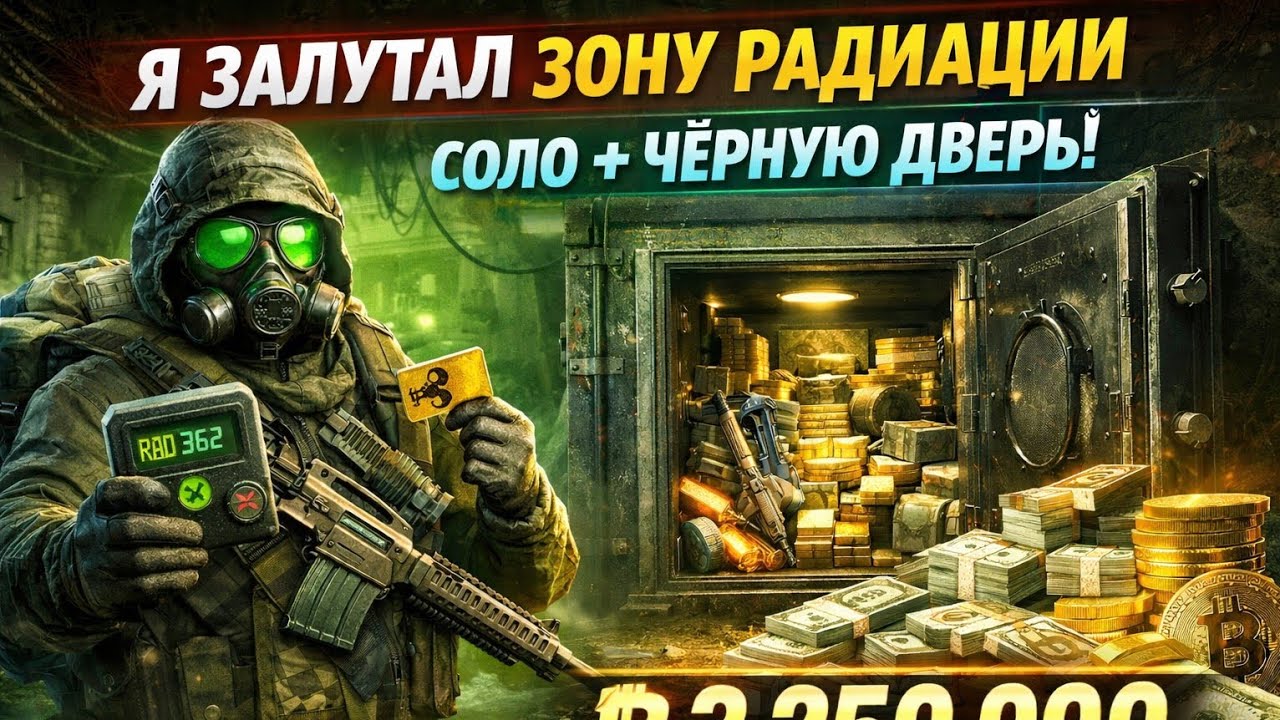 Я ЗАЛУТАЛ ВСЮ ЗОНУ РАДИАЦИИ СОЛО + ЧЁРНУЮ ДВЕРЬ 😱 Вот сколько это денег! | Metro Royale