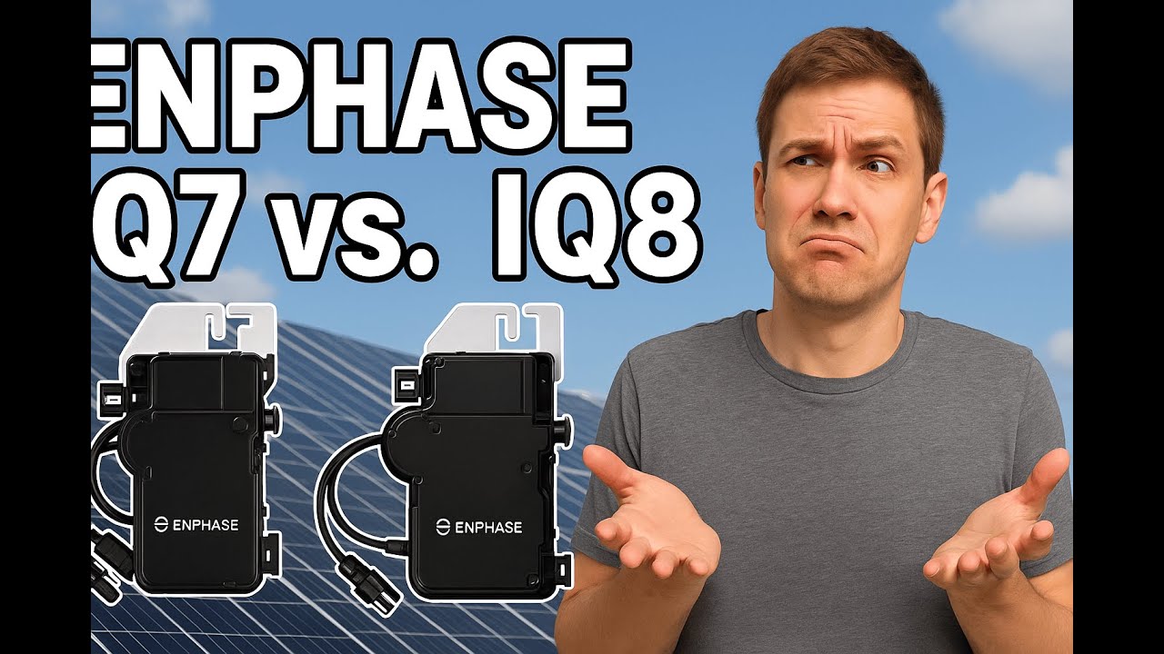 Enphase IQ7 vs. IQ8: Which Microinverter is Right for Your Solar?
