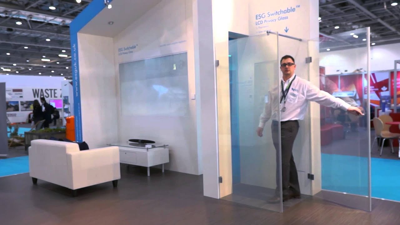 ESG Switchable&trade; LCD Privacy Glass at ECOBUILD 2013
