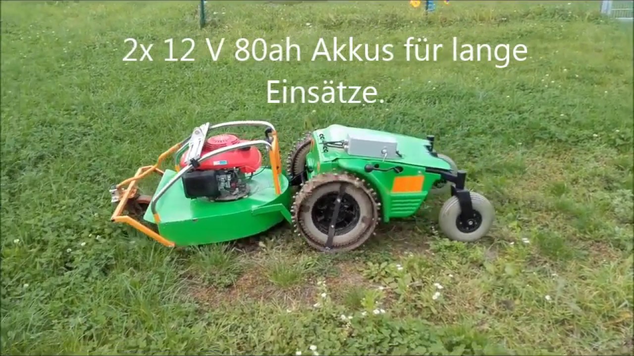 Ferngesteuerter Wiesen/ Hangmäher RC