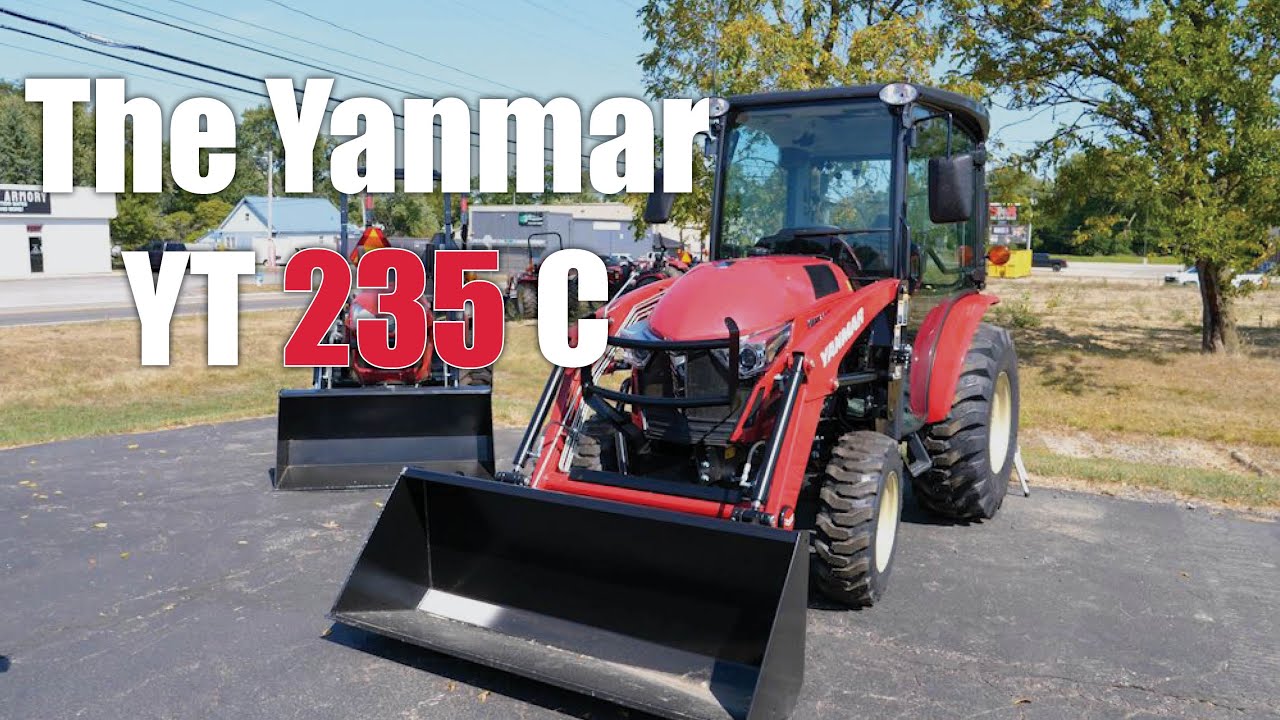 Yanmar YT235C | Stay comfortable in your tractor this winter!