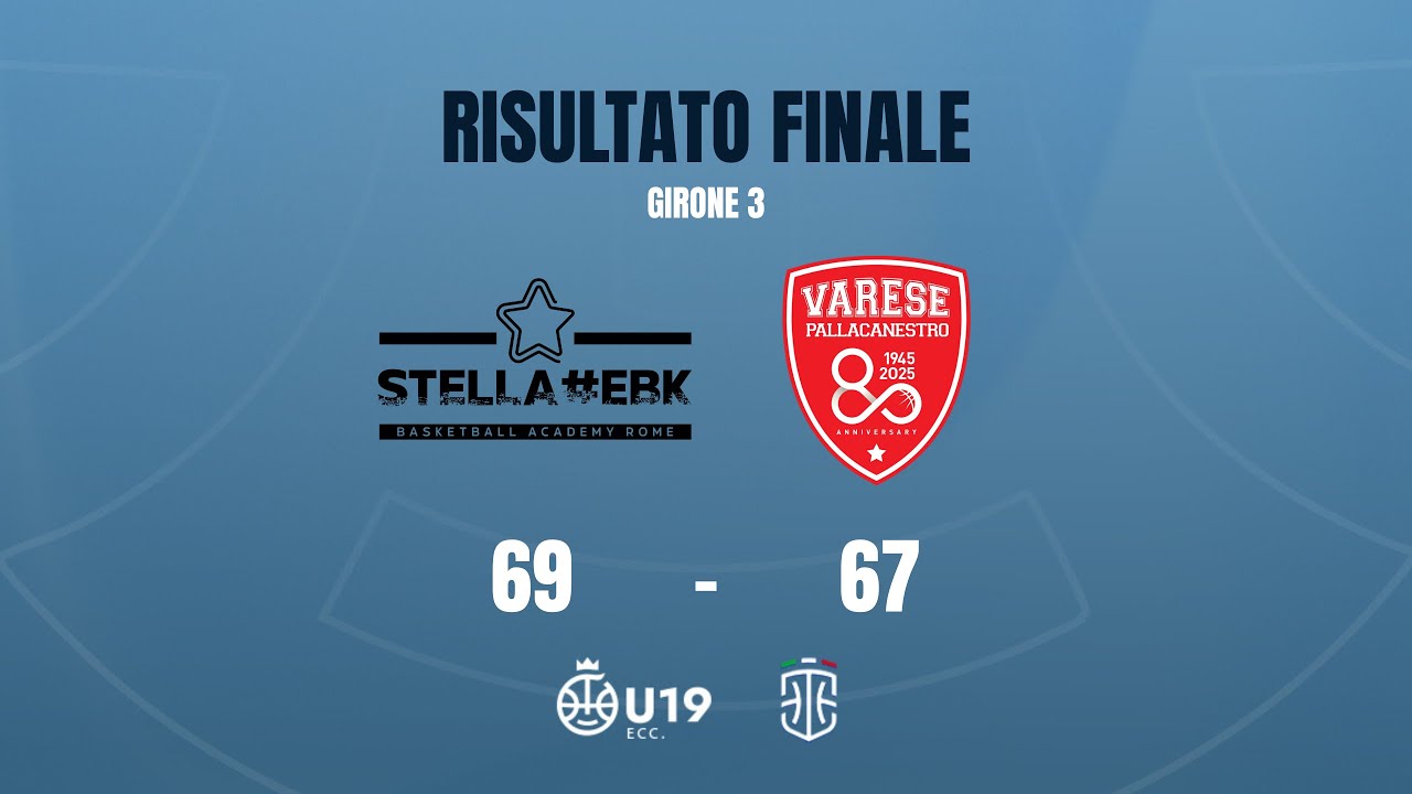 Highlights Olidata Roma - Pallacanestro Varese U19 Eccellenza 