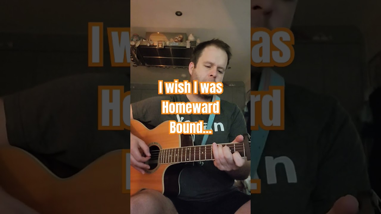 Paul Simon, Homeward Bound, Intro, #acousticguitar #guitar #acousticcover #singletake #ragtime Easy