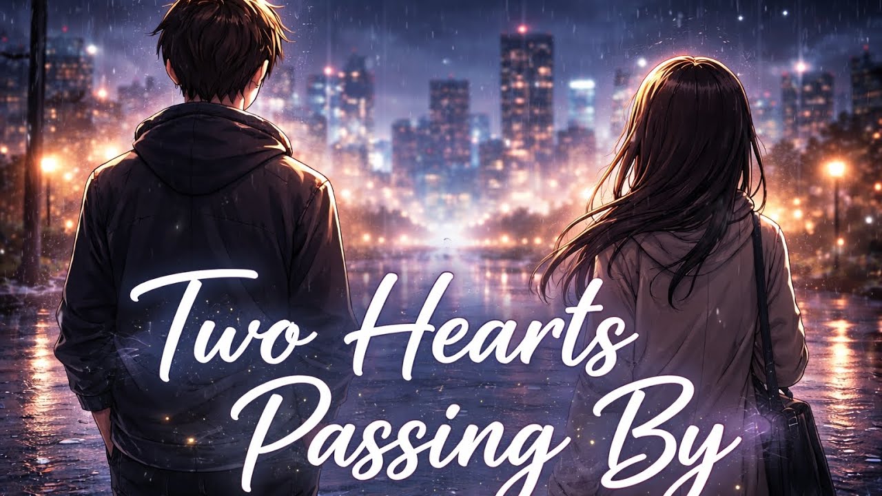 Two Hearts Passing By 💔 | Emotional Anime Love Song (AI Original)