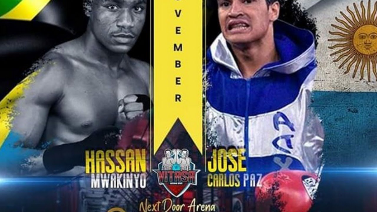 LIVE: VITASA: MWAKINYO VS PAZ | FACE OFF NA KUPIMA UZITO  - 12/11/2020