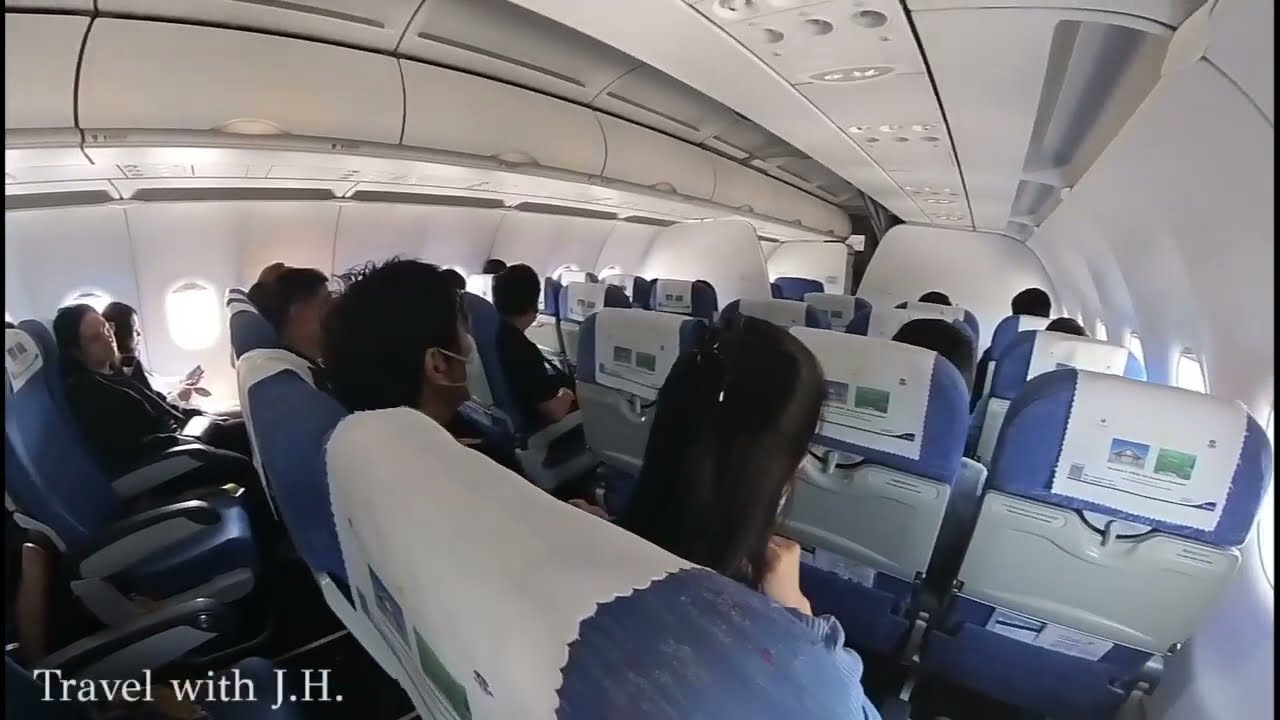 Flight from Wattay International Airport, Vientiane, Laos to Bangkok, Thailand.