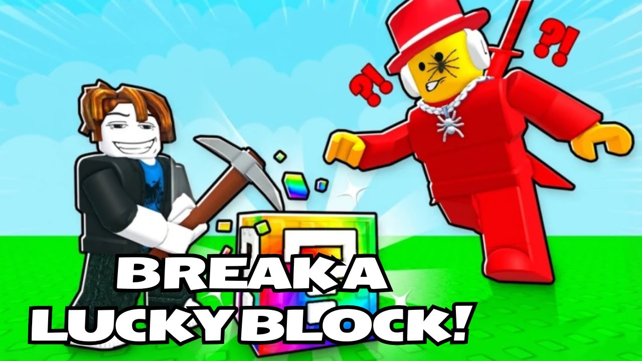 Break a Lucky Block Roblox – INSANE LUCK! Noob to Pro Challenge!