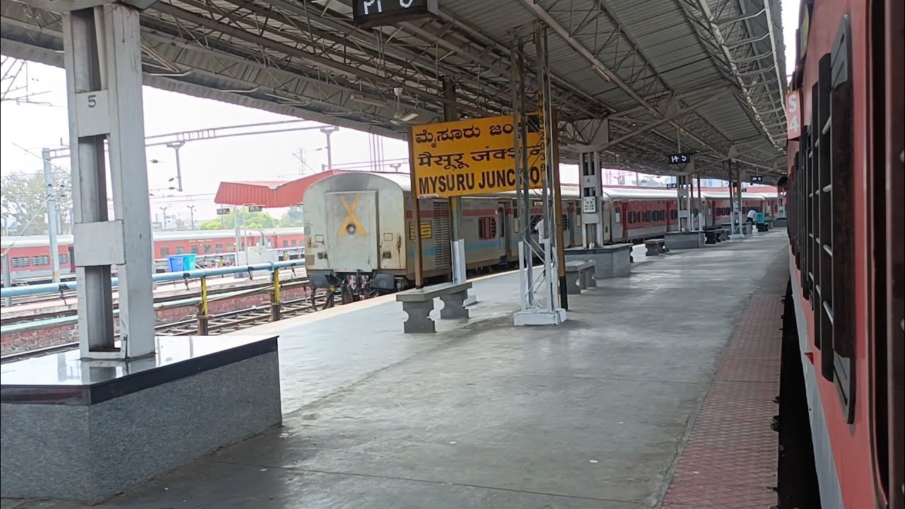 Aaj bengaluru to mysore 📍 by train 🚂 travelling blog or mandya ka bhi cover kiya Vlog 40 