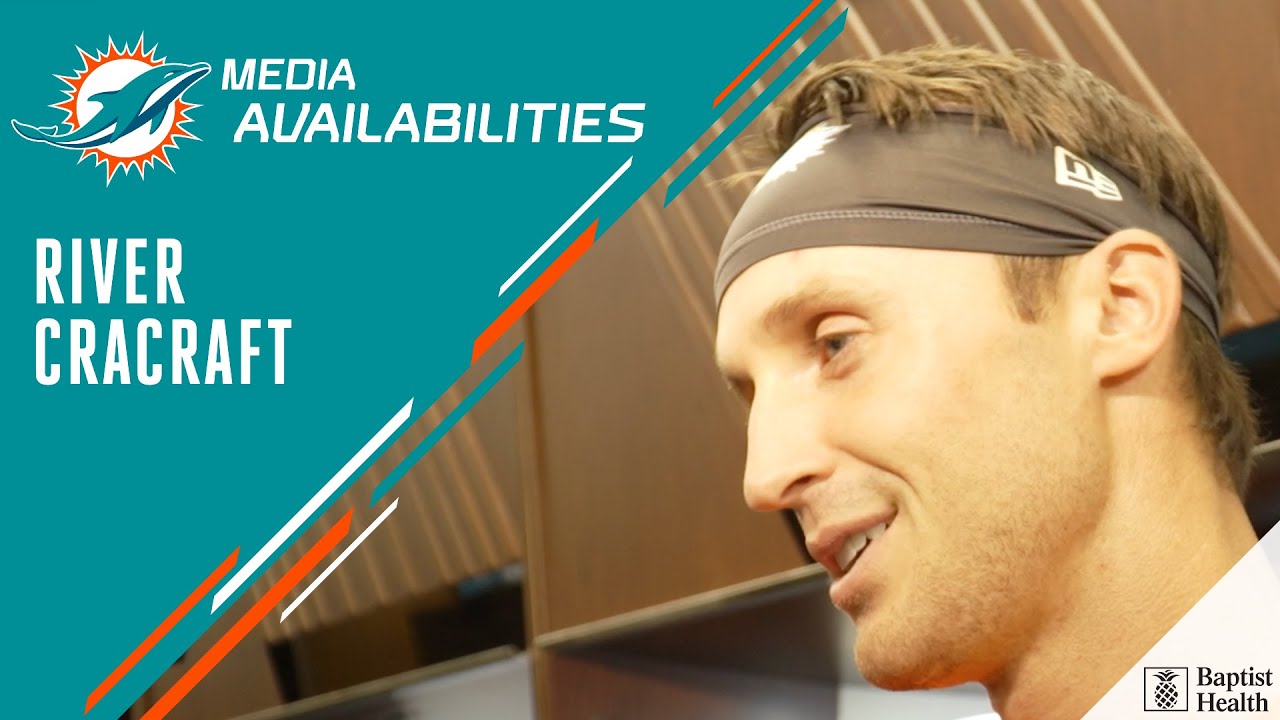 River Cracraft meets with the media | Miami Dolphins