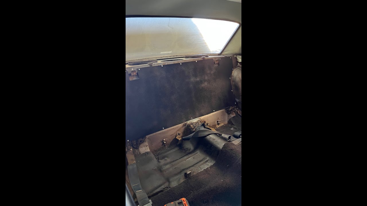 Installing Back Seat Divider In 66 Mustang