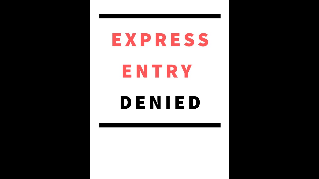 Express entry denied due to Misrepresentation