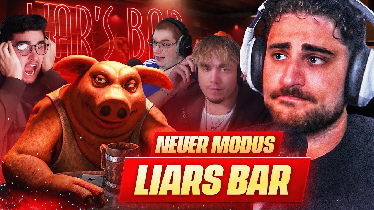 NEUEN MODUS TESTEN & LUSTIGE RUNDEN IN LIARS BAR ⚔🐰 | Liars Bar mit Eli, gTasty, Kroko & GTime🔥