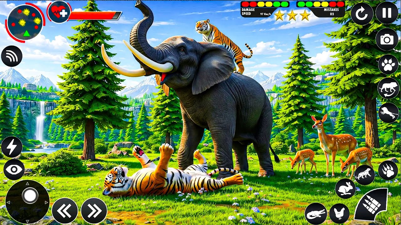 Tiger Game life Simulator - Tiger Hunting Lifestyle Gameplay - Android Gameplay 
