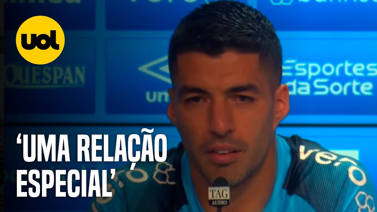 ÚLTIMA COLETIVA DE SUÁREZ NO GRÊMIO: 'SEREI UM GREMISTA A MAIS'