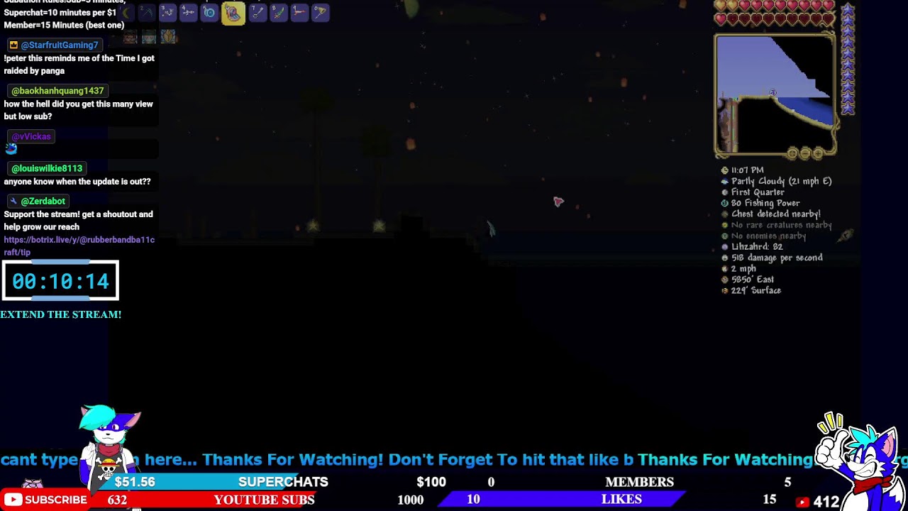 How far can I get In terraria in 3 hours with endgame gear?