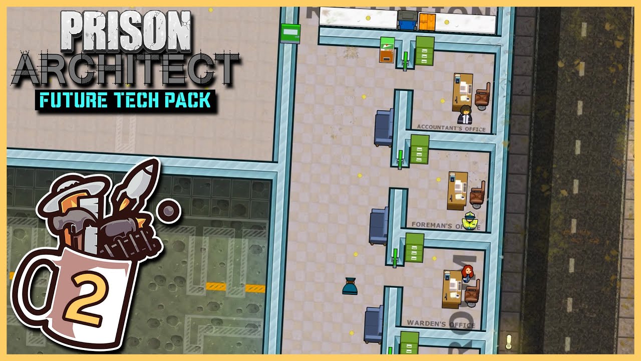 Glass EVERYTHING For Transparency | Prison Architect - Future Tech #2