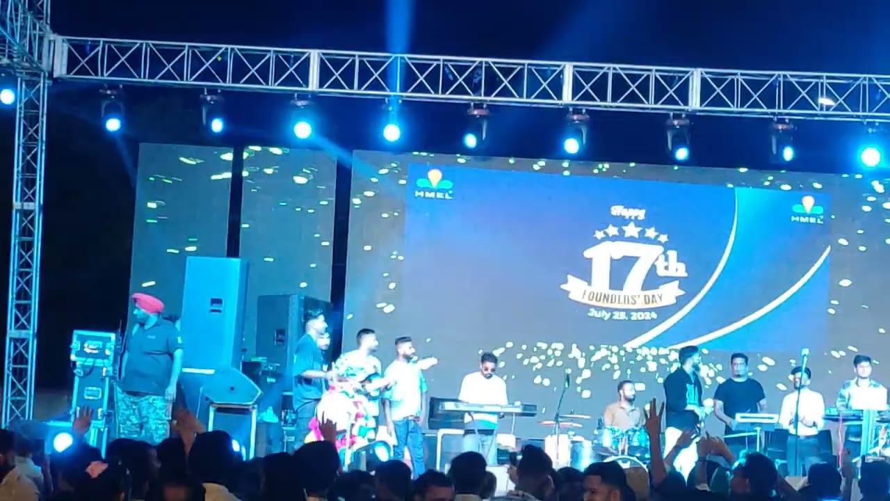 Dilpreet Dhillon live show Hmel township.......... 17th Founders day Celebration 2024