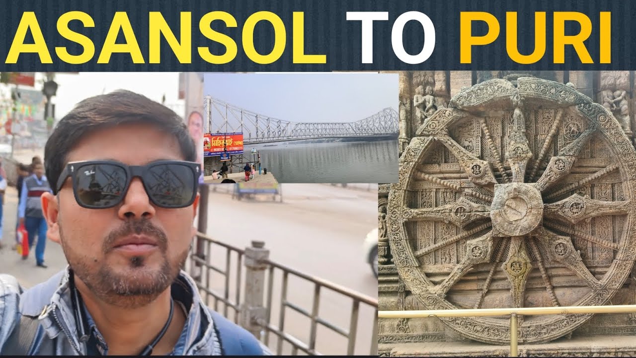ASANSOL TO BHUBHNESHWAR|MY FIRST VLOG |EXPLORE HOWRAH BRIDGE KOLKATA 