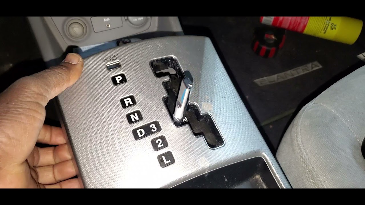 Hyundai Elantra 2008 2009 The Car Shifter Will Not Shift Out Of The Park Brake light Is Working