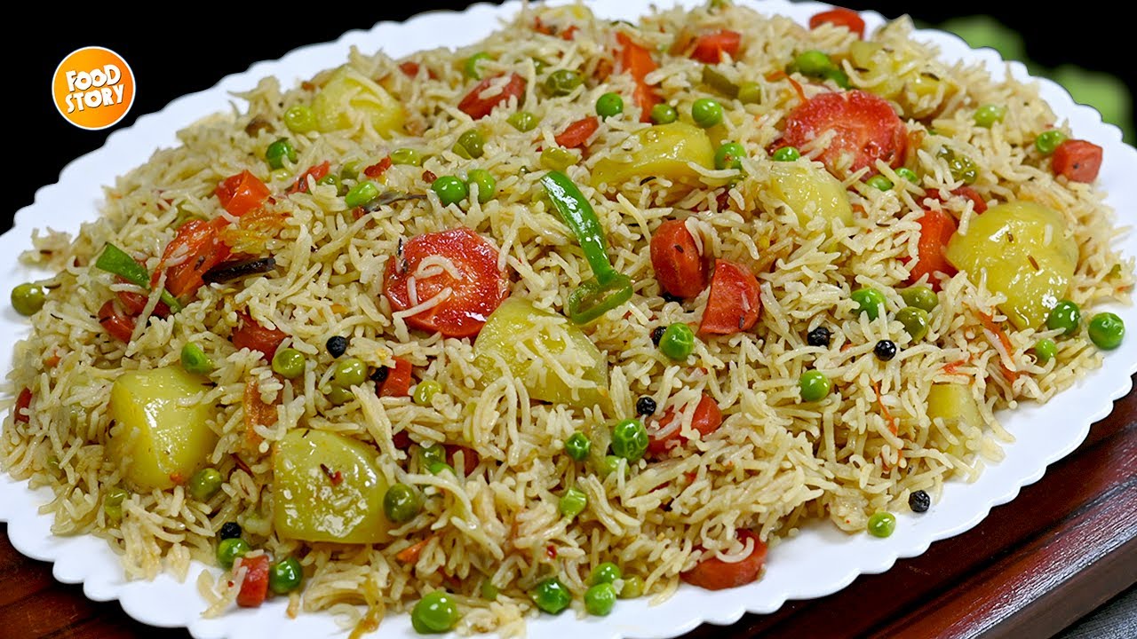 Easy Mix Vegetable Pulao Recipe, Sabzi Pulao Recipe, New Pulao Recipe by Samina Food Story