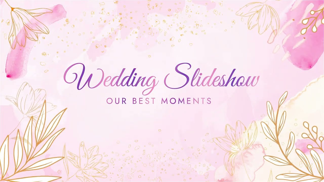 Ink Wedding Slideshow – Free Download After Effects Template