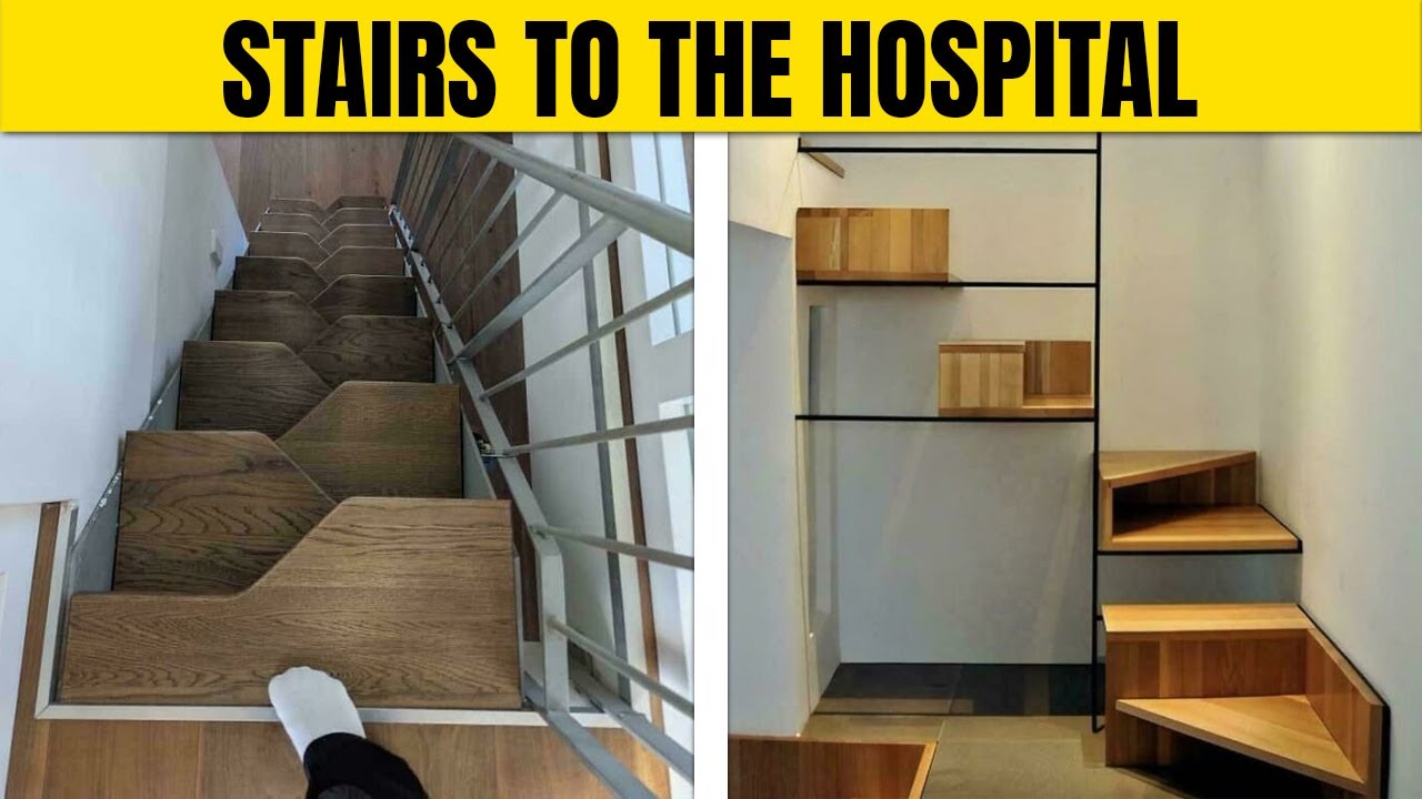 Stair Design Fails That Will Send You Straight To The Hospital