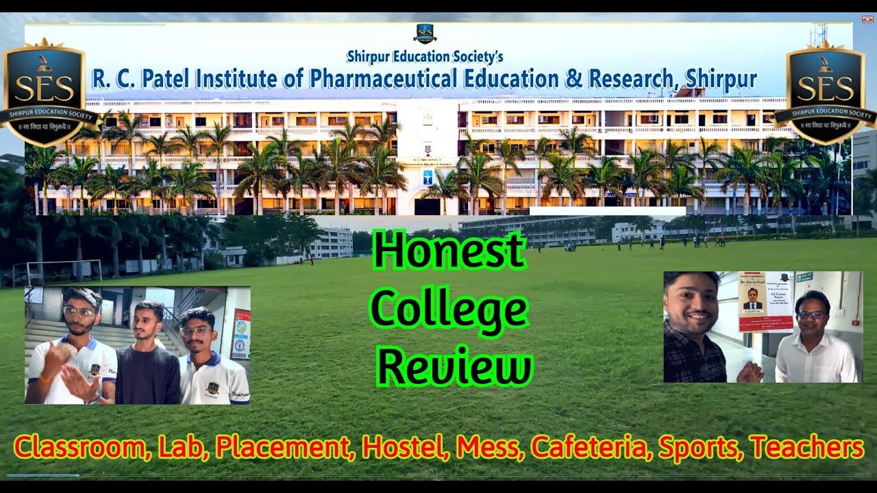 College Tour | RC Patel Institute of Pharmaceutical Education & Research, Shirpur #review #college
