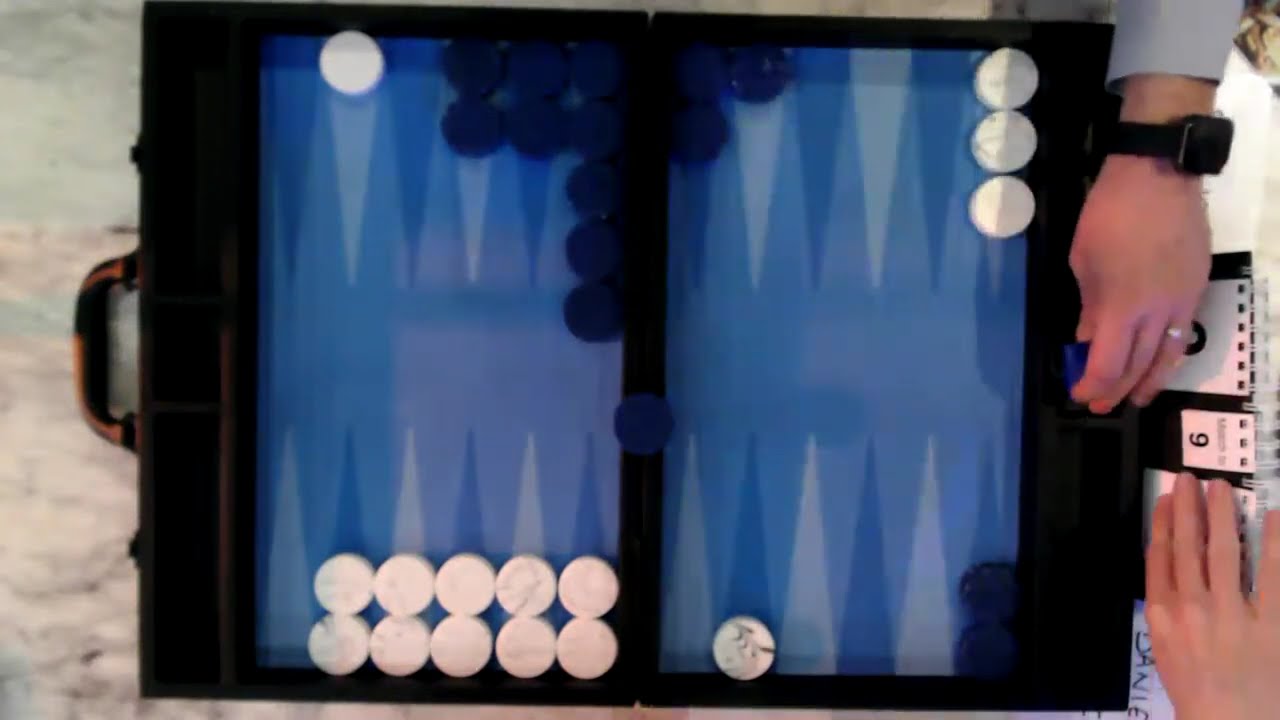 Wicklow Backgammon Open 2025 Final - Daniel Lynch (White) vs Philip Redden (Blue)
