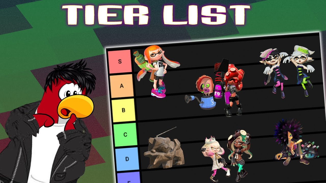 Mejores personajes de Splatoon | Tier List