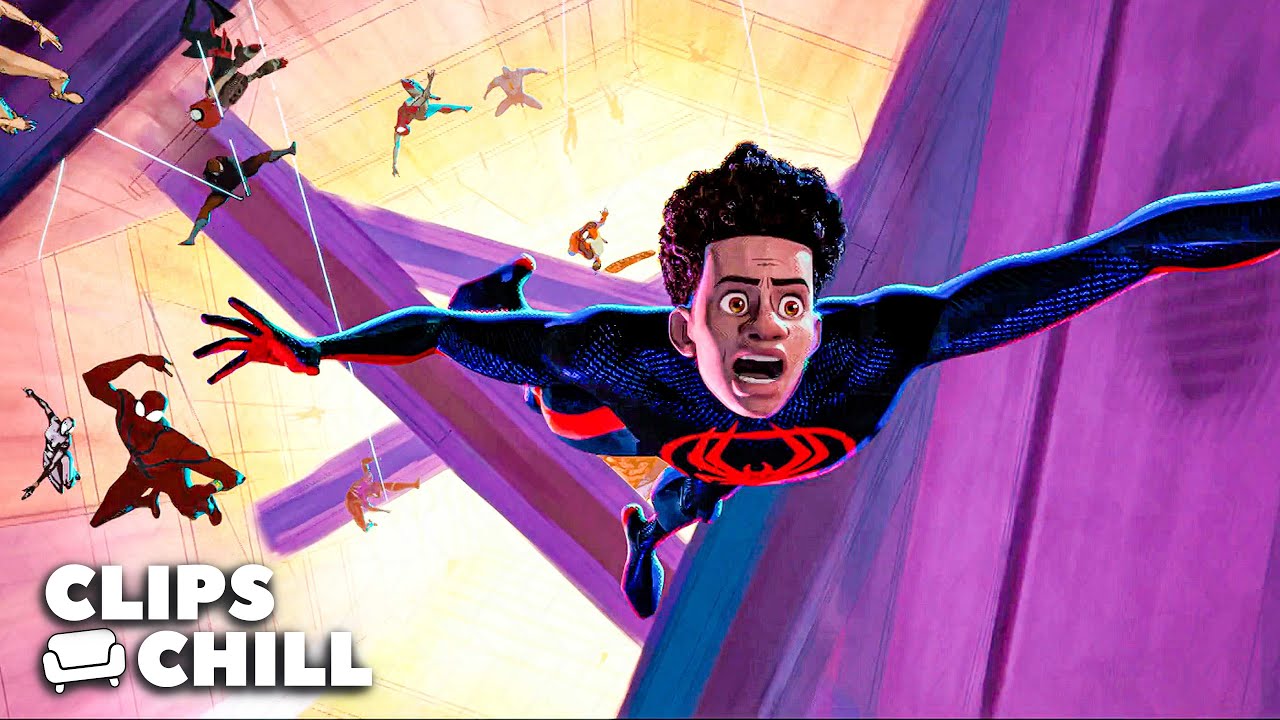 Miles Morales Escapes From 1000 Spider-Men | Spider-Man: Across the Spider-Verse
