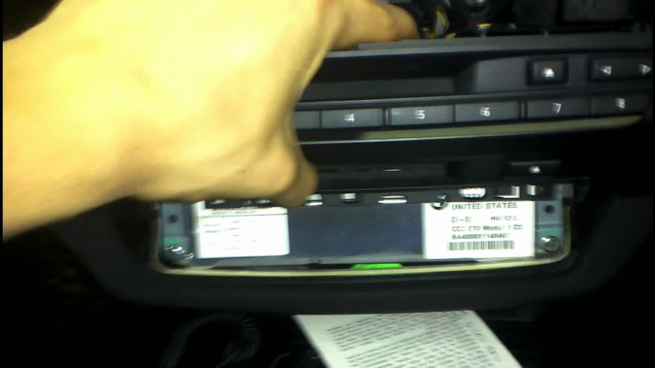 BMW X5 E70 Dash components removal + CCC DVD Replacment How to DIY: BMTroubleU