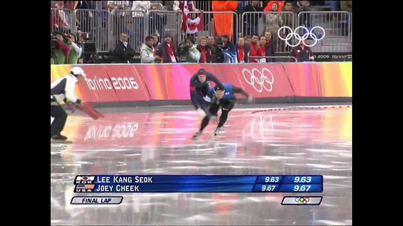 Cheek - Speed Skating - Men's 500M - Turin 2006 Winter Olympic Games