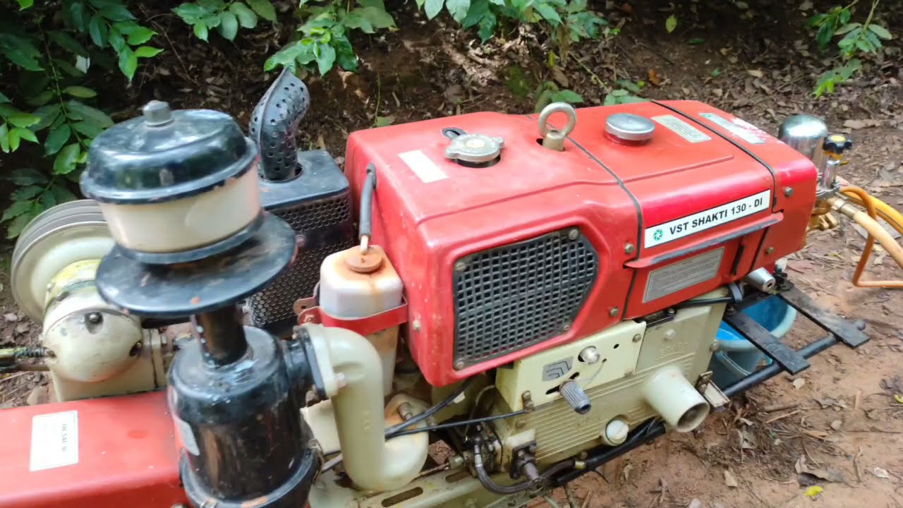 Bordo spraying using VST power Tiller