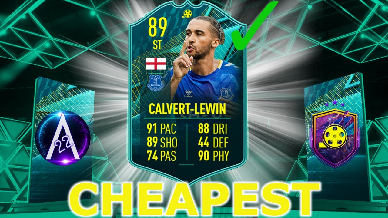 89 Calvert-Lewin Moments SBC Cheapest Solution!! #FIFA22