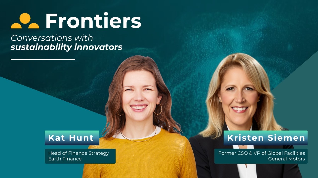 Frontiers S1E5 - From engineering to sustainability with Kristen Siemen