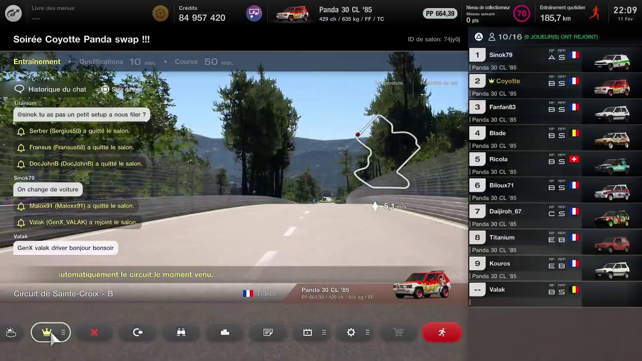 GT7 Soirée Coyotte - Panda swap