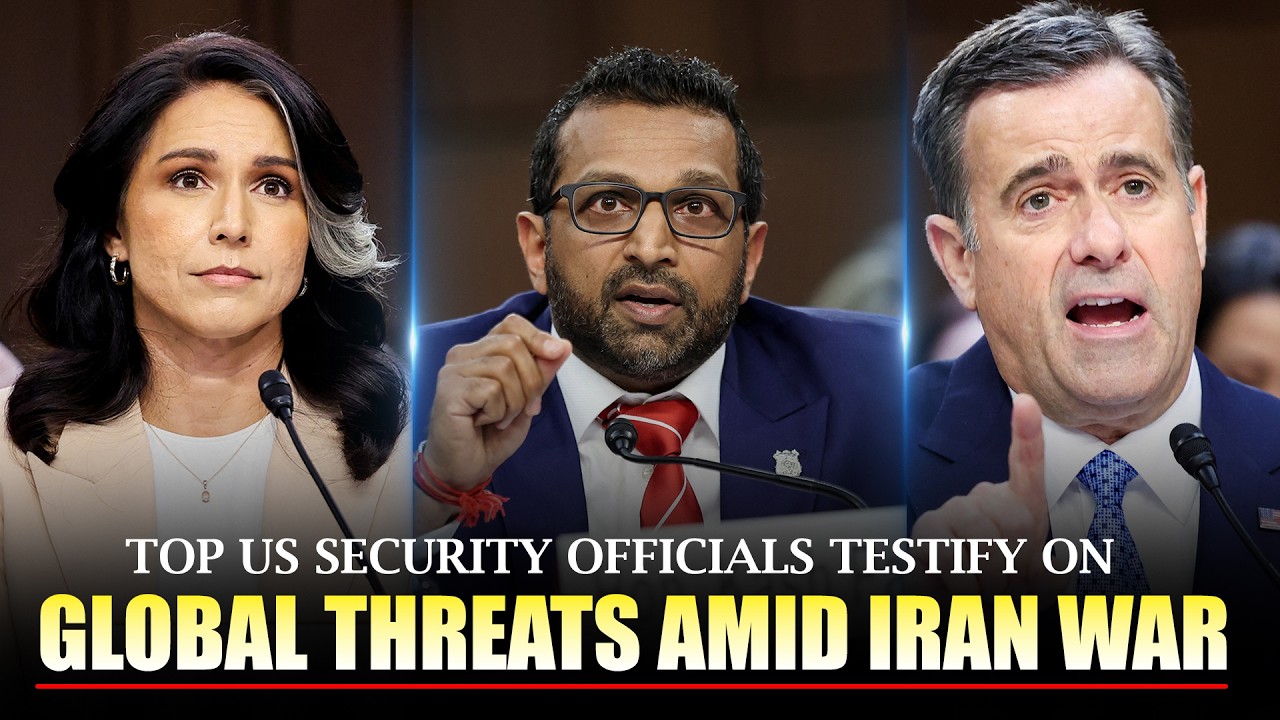 LIVE: Tulsi Gabbard, Kash Patel, CIA Director testify before Senate on Global threats amid Iran war