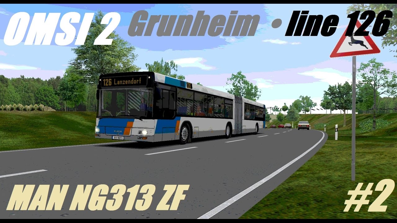 OMSI 2 &bull; Grunheim (line 126) &bull; MAN Citybus series (NG313 ZF) &bull; Part 2