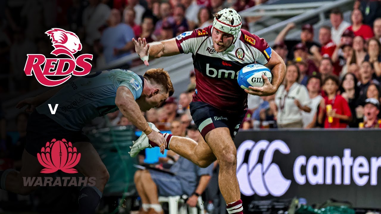 Queensland Reds vs NSW Waratahs Rugby Highlights | Supr Rugby