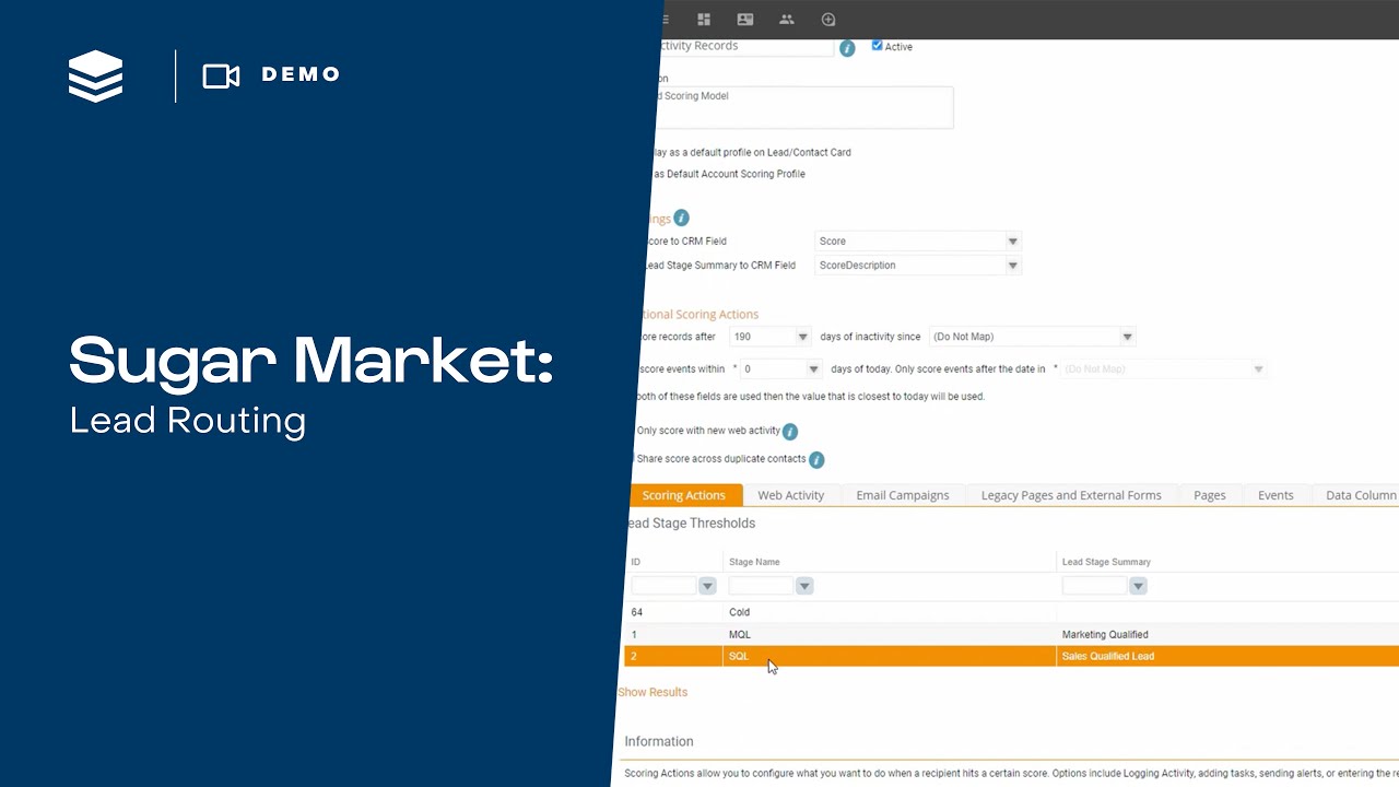 How to Use Lead Routing in Sugar Market | Nurture Designer Tutorial