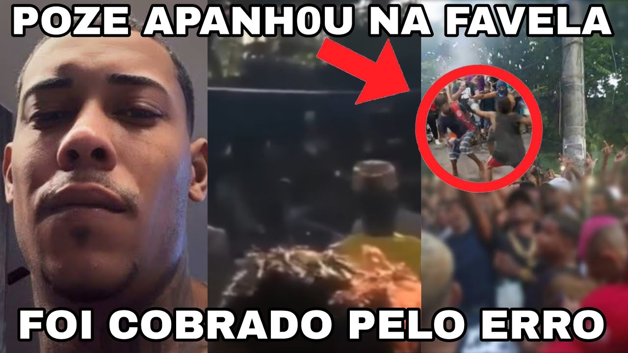 POZE DO RODO SENDO EXCULACHAD0 NA FAVELA