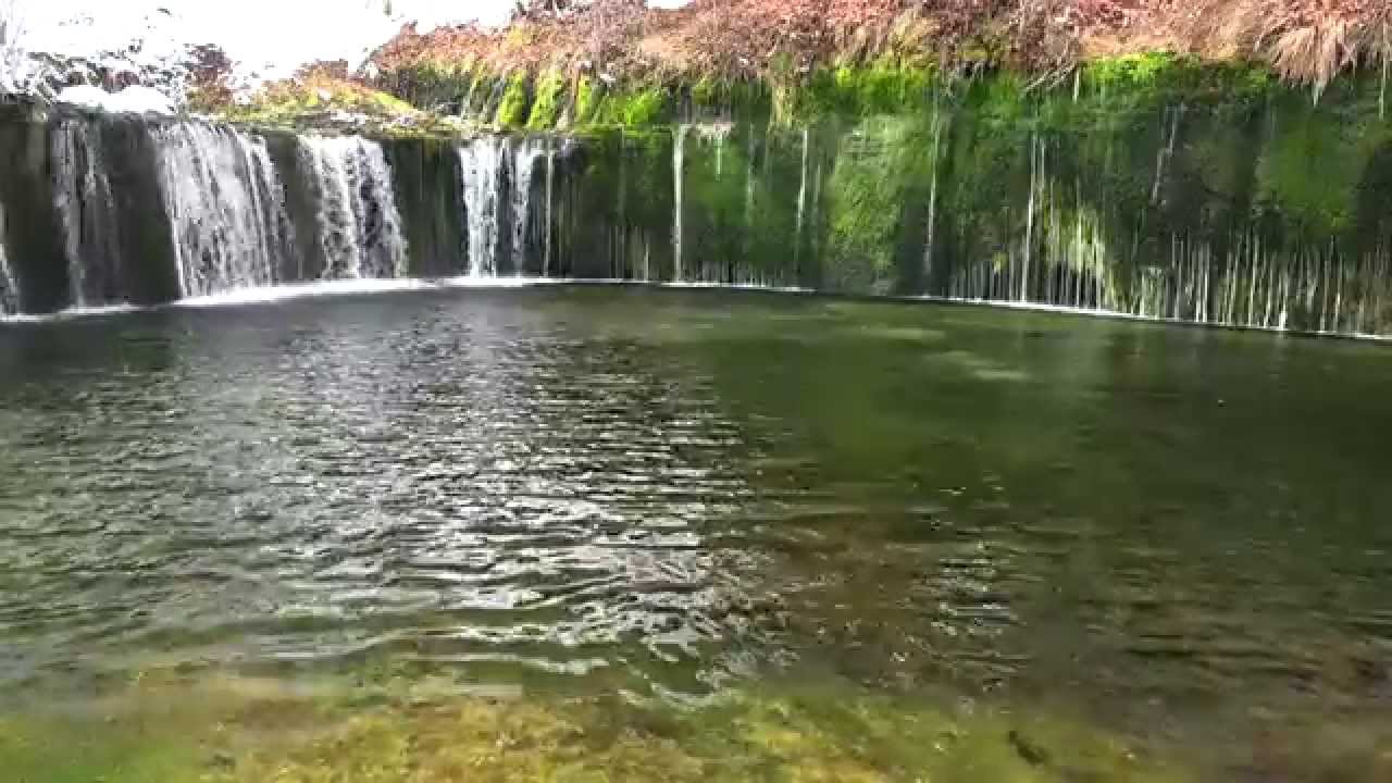 春を待つ軽井沢の白糸の滝・4K撮影