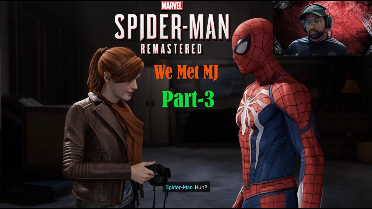 Marvel’s Spider-Man Remastered – Full Gameplay Walkthrough With face Cam #spiderman #marvel #gaming
