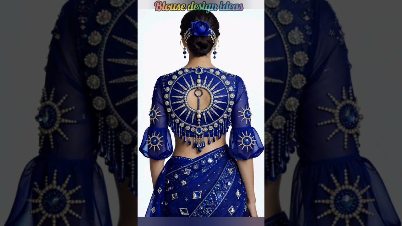 wow 😍  beautiful blouse back neck designs/blouse design#shorts#shortsfeed#trending#blouse#viralvideo