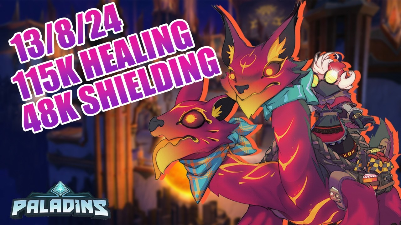 Moji - 13/8/24 | 115k HEALING | 48k SHIELDING | 48k DMG - Paladins #57
