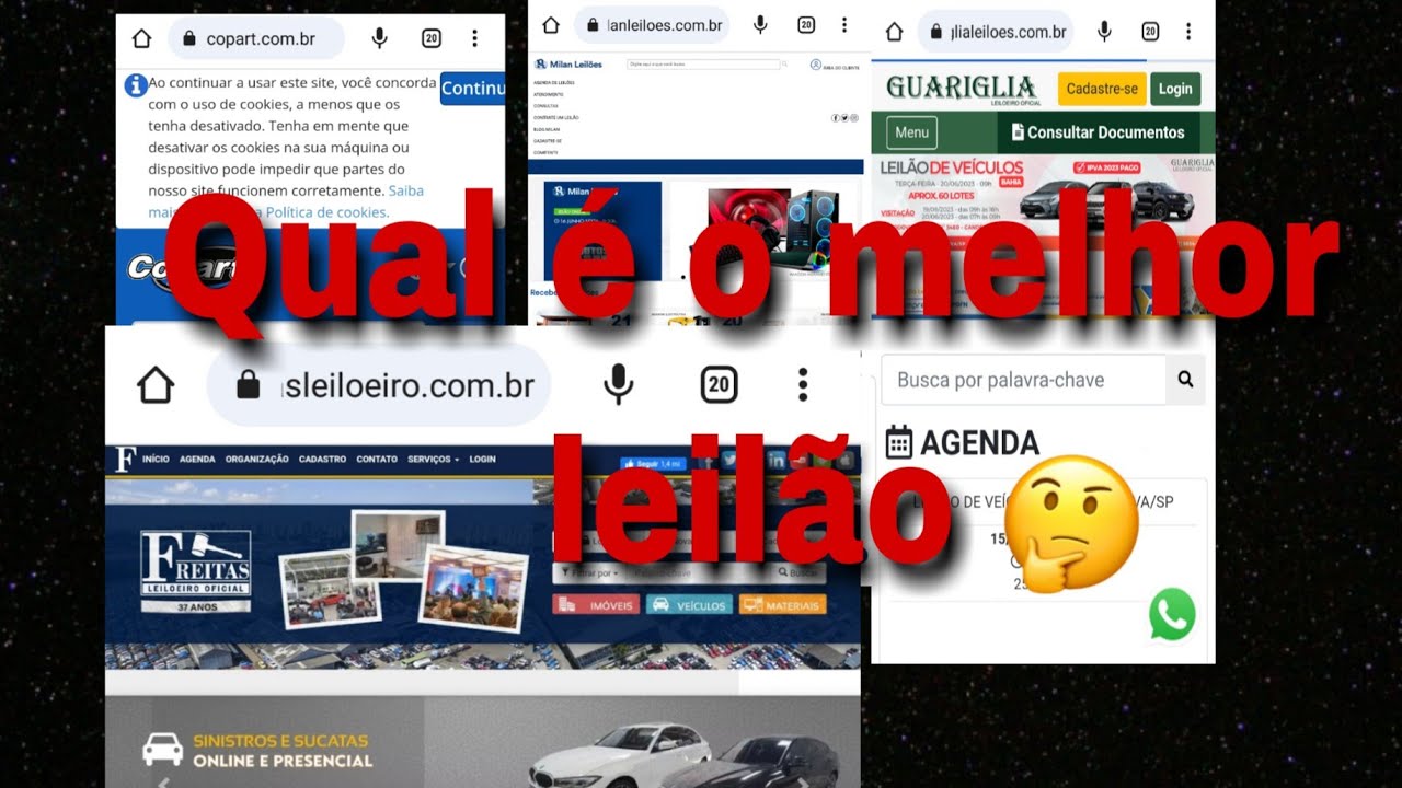 Como comprar no Leil&atilde;o