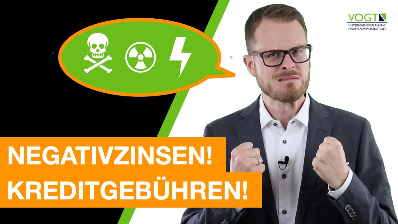 Negativzinsen, Kreditprovisionen, Bereitstellungsprovisionen: Deine Bank bittet dich zur Kasse!
