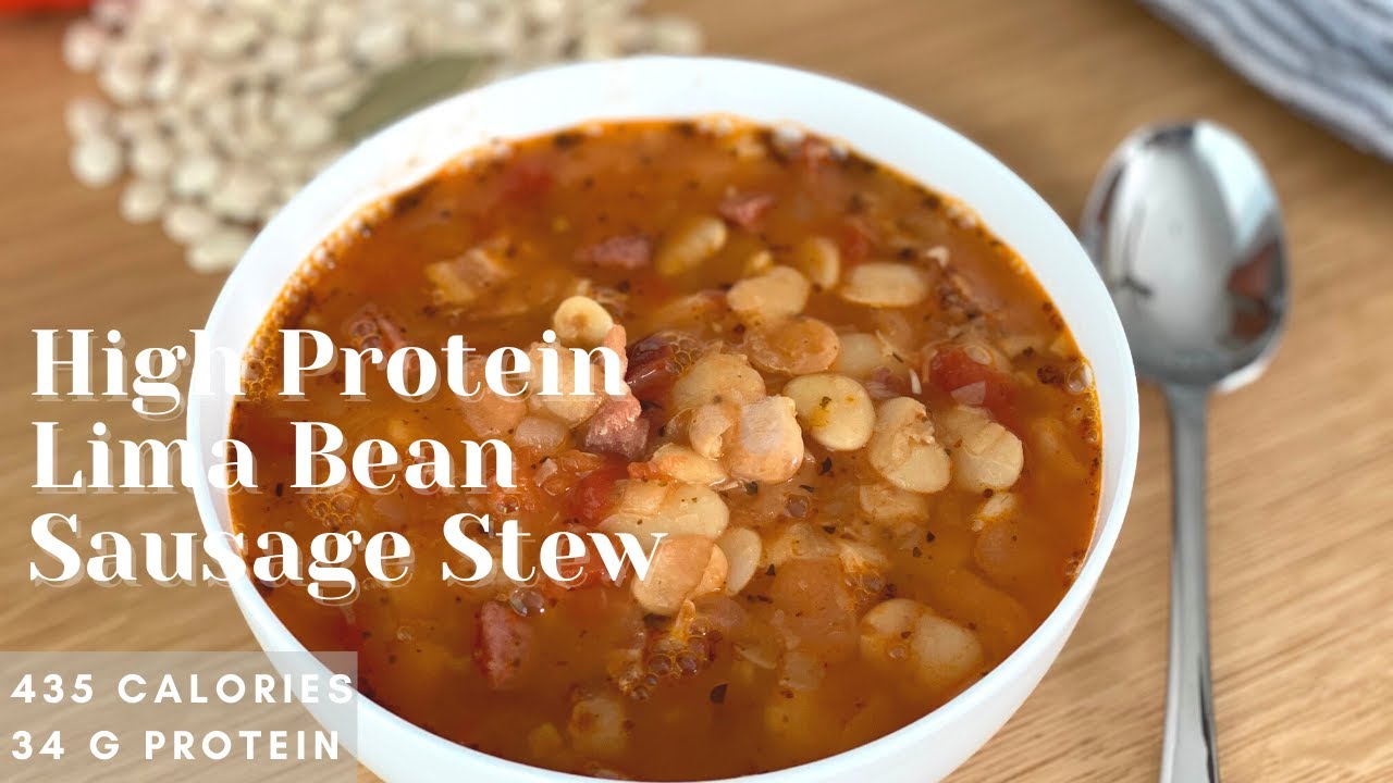 Low Calorie Meals to Keep You Full | Lima Bean Stew with Sausage | Fasolka po Bretońsku z Kiełbasą